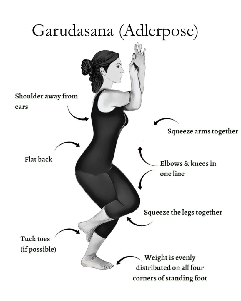 Garudasana (Adlerpose)